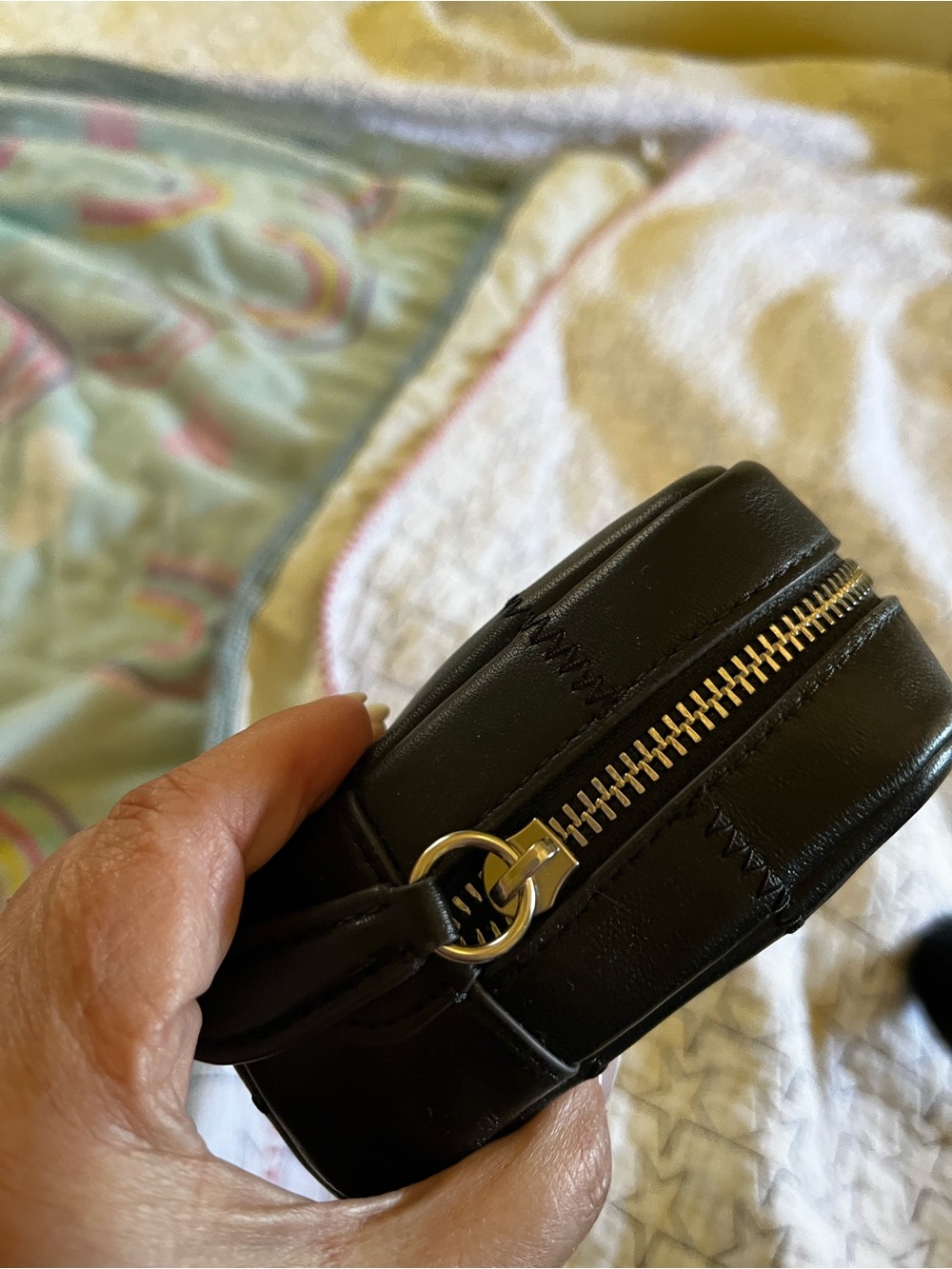 Coachtopia Alter Ego Black Leather Cosmetic Bag - Picture 14 of 16